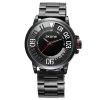 The trendy and personalized men's stainless steel waterproof watch with a cool and tech-savvy quartz watch is a bestseller in foreign trade Item Picture